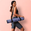 Premium Suede Yoga Sequence Mat with Carrying Strap