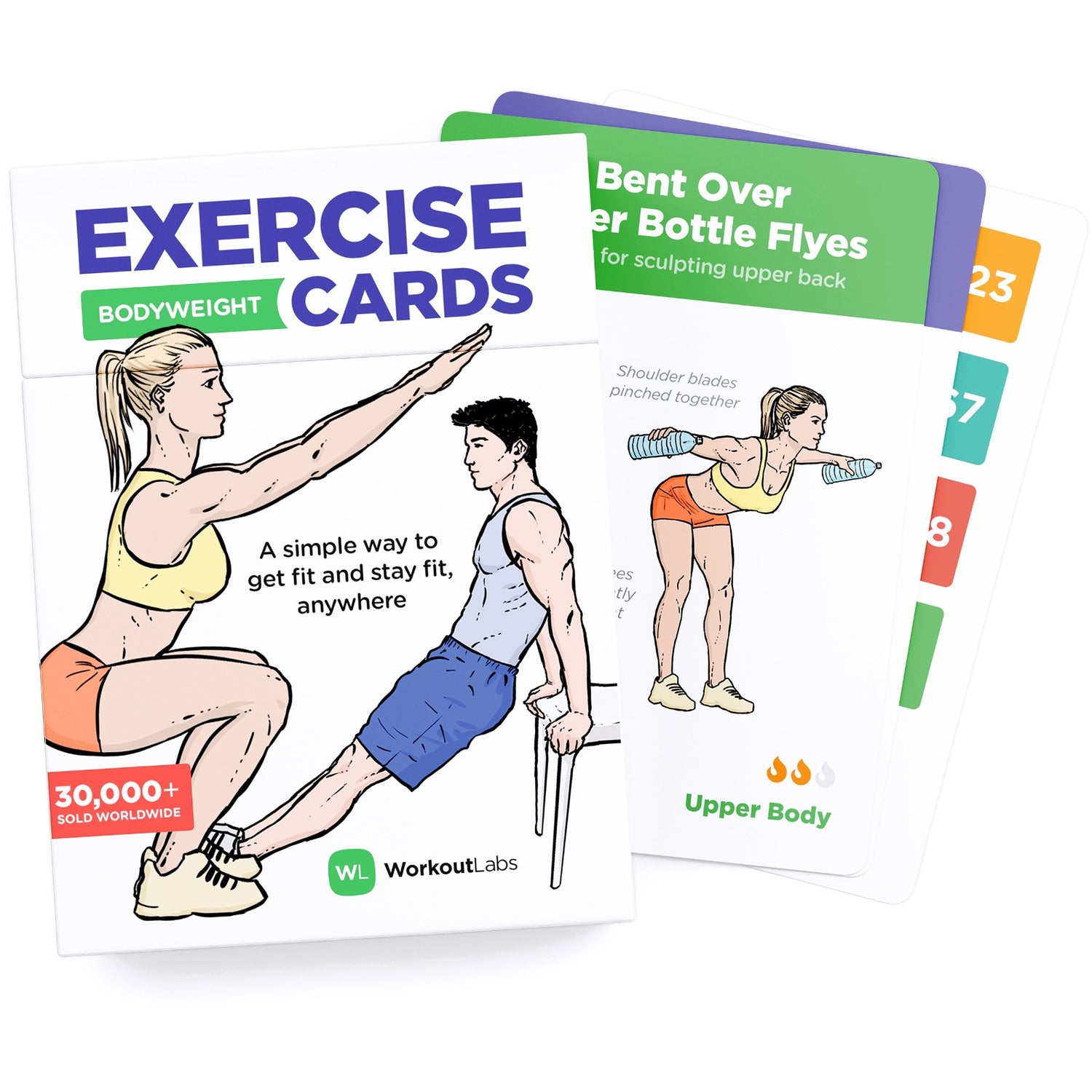 Exercise Cards: Bodyweight – No-Equipment Workouts