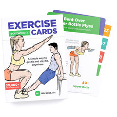 Exercise Cards: Bodyweight – Simple No-Equipment Workouts at Home or the Gym