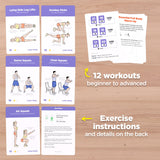 Easy to follow bodyweight workouts with Exercise Cards by WorkoutLabs for Women and Men