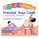 Prenatal Yoga Cards & Ayurvedic Wisdom Set for Pregnancy – comprehensive guide to a healthy pregnancy through ancient wisdom of yoga and Ayurveda, in a modern way.