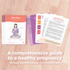 Guide to a healthy pregnancy with 117 prenatal yoga poses and variations you can use based on your trimester and previous yoga experience, including 8 relaxation poses